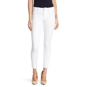 Munich White Sarah Skinny Mid Rise Jeans 31